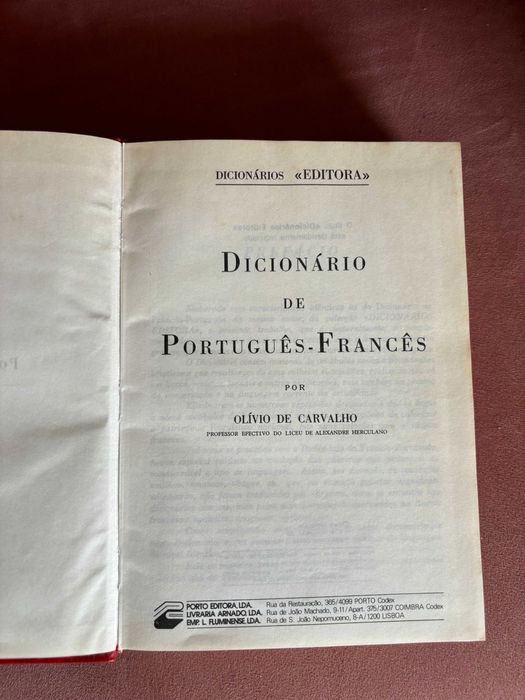 Dicionário Português / Francês