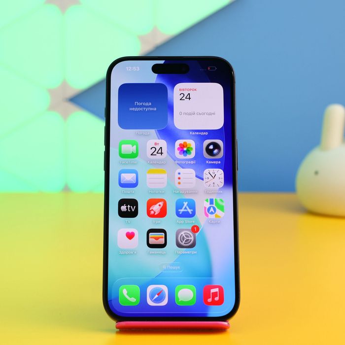 Смартфон Apple iPhone 15 Pro 128GB Black (159161) Б/У З ГАРАНТІЄЮ