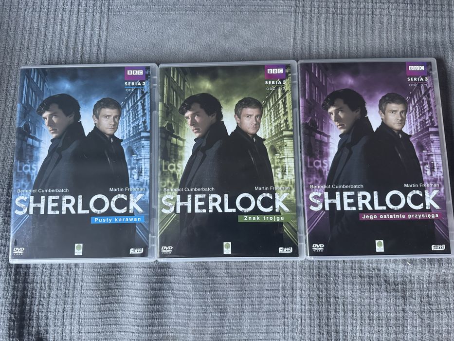 DVD Sherlock Holmes sezon 1-3 - 3 płyty