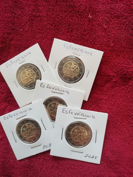 Moeda UNC comemorativa de 2€ - Eslováquia 2025