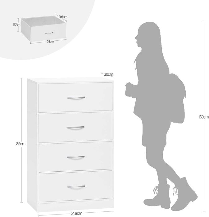 Nowa biała komoda / szafa /szuflada /kredens / organizer/szafka !K271!