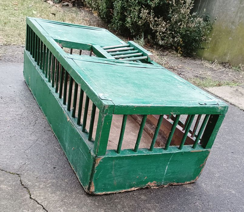 Duża skrzynka do transportu gołębi pocztowych