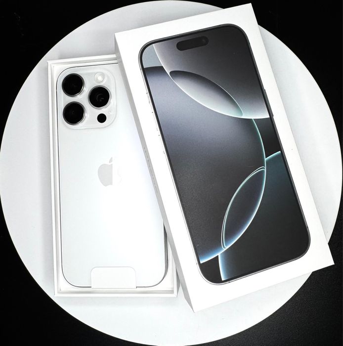 Apple iphone 16 PRO 128gb white ESIM Bat 100% gw apple