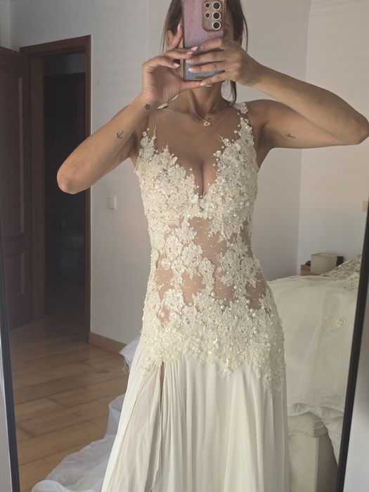 Vestido de Noiva 2 em 1 Estilista Micaela Oliveira