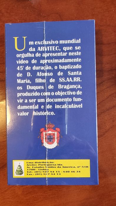 VHS – O Baptizado do Príncipe da Beira, SELADO