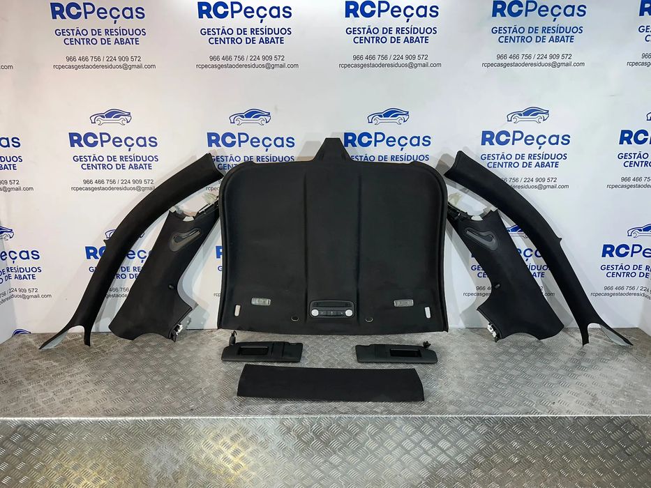 Conjunto Interior Tecto Cupula Preto Original Audi TT 8J SLine 2006 -
