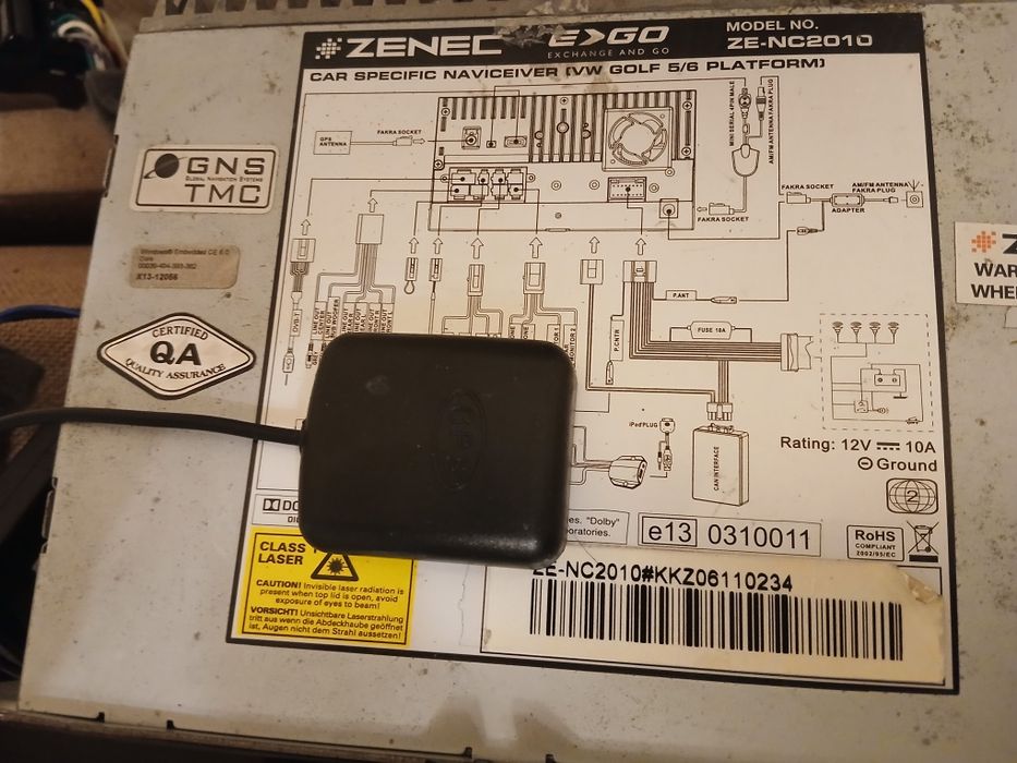 Автомагнітоли VW Golf 5/6 zenec, Bosh  VW radio , Mercedes  MR2510  Sprinter