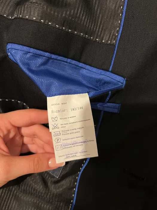 Garnitur czarny marki Pawo (100% wełna)