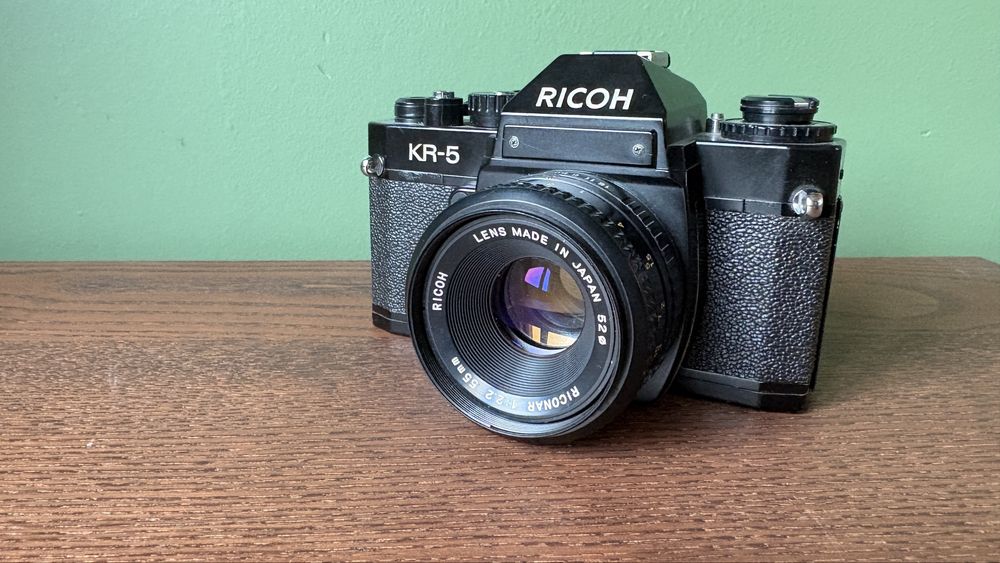 Ricoh KR-5 + Riconar 55mm dwie sztuki