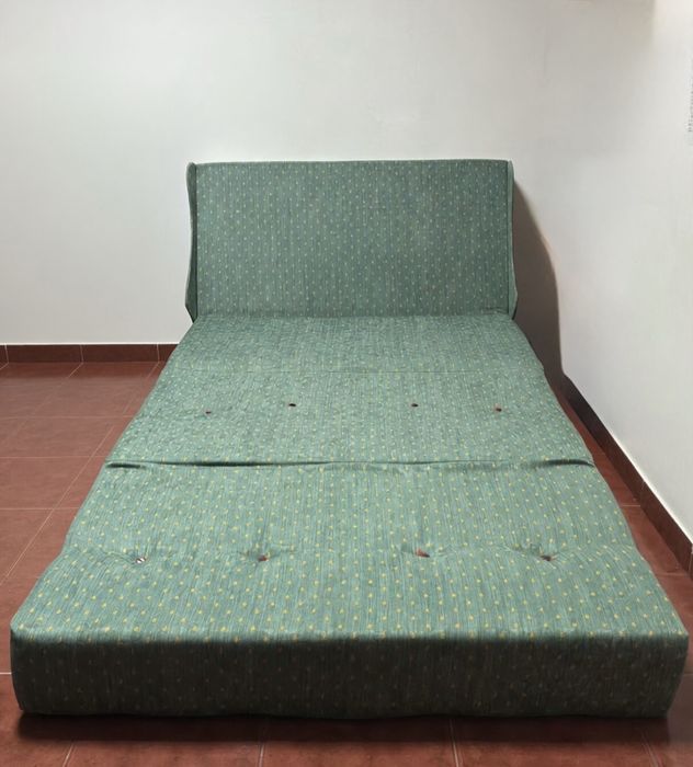 Sofá-Cama 2 Lugares Verde - Funcional