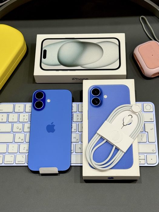 iPhone 16 128Gb Новий (АКБ 100% 8 циклів, байпас)