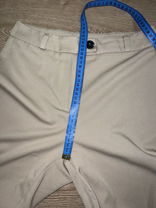 Класичні широкі бежеві штани bershka, 34/XS