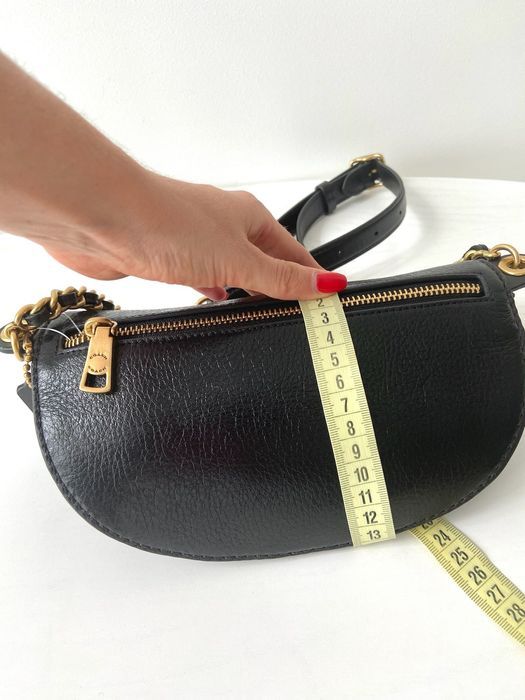 COACH Жіноча шкіряна поясна сумка бананка Женская кожаная сумочка коуч