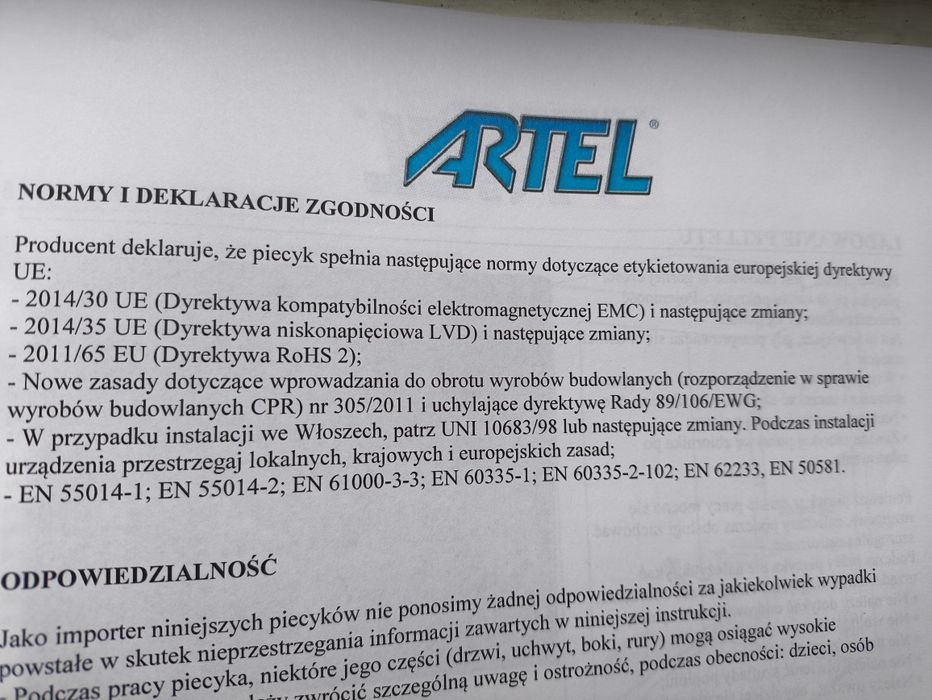 Piec kominkowy na pellet