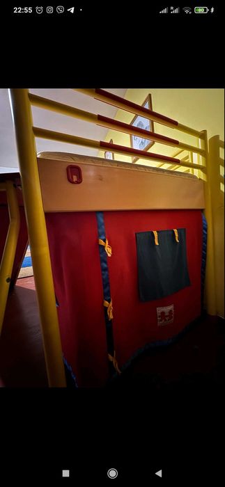 Продається дитяче ліжко з гіркою