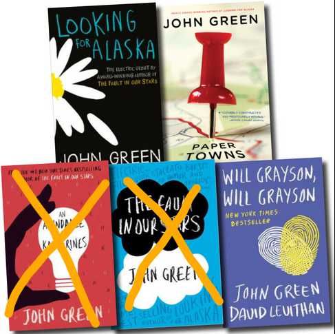 John Green Coleção: Cidades de papel, Will e Will, À Procura de Alaska