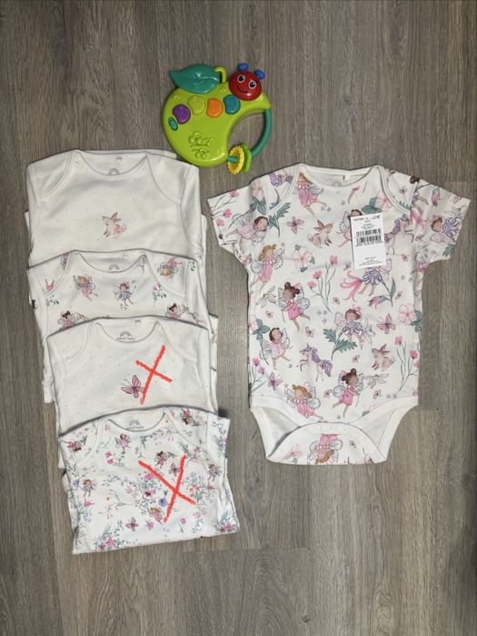 Боді Next короткий рукав 9-12 м, 80 р боді маєчки