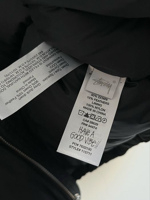 Casaco Puffer Stussy