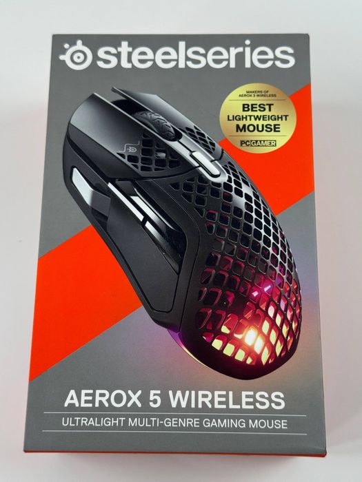 Bezprzewodowa mysz gamingowa SteelSeries Aerox 5 Wireless Black