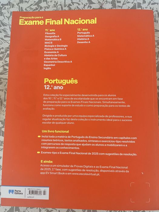 Livro para preoaracao de exame final Nacional