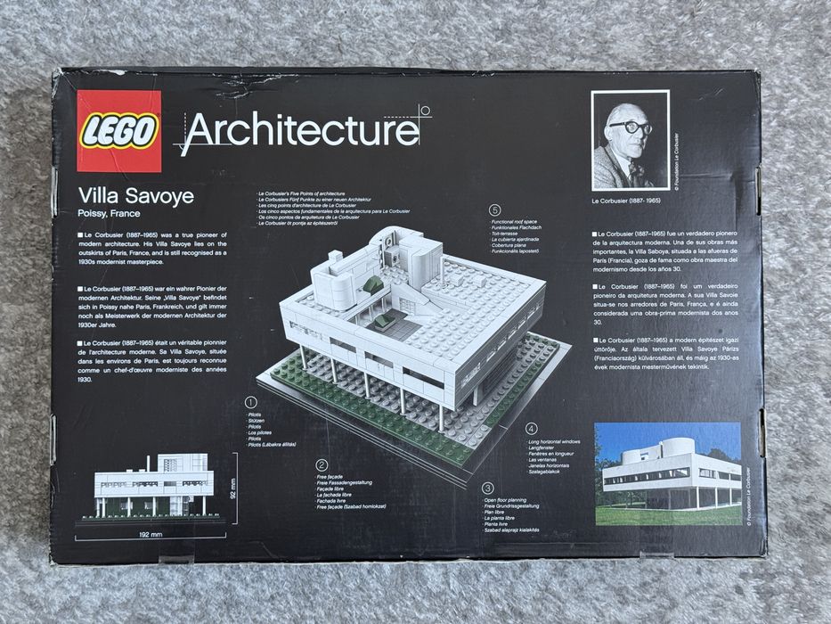 LEGO Architecture 21014 Villa Savoye zaplombowany