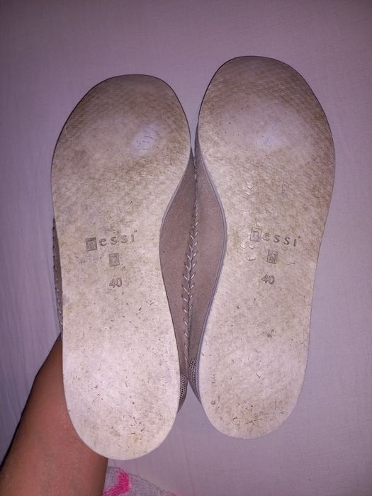 Skórzane buty Nessi