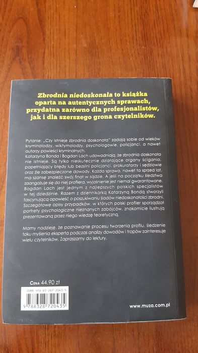 Zbrodnia niedoskonałą - Katarzyna Bonda, Bogdan Lach