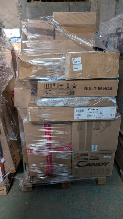 Мікс бокси палети  електроніка/техніка топ товар оптом на вагу 232 кг