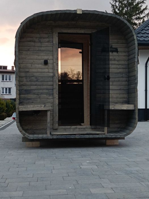 Sauna Quadro 3,4m Przedsionek Taras