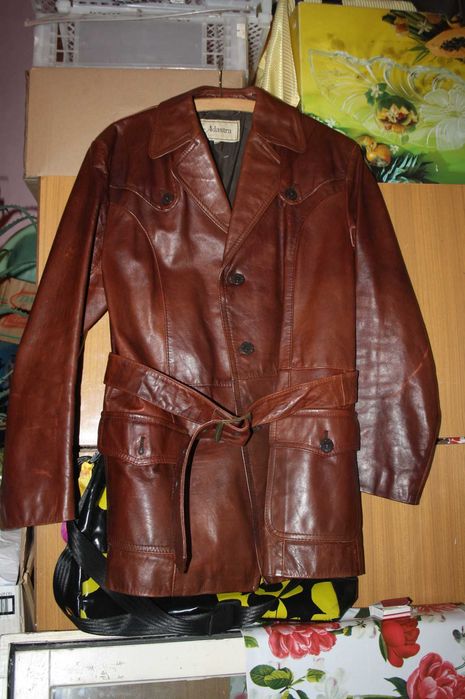 Super marynarka skorzana retro super skrzypi