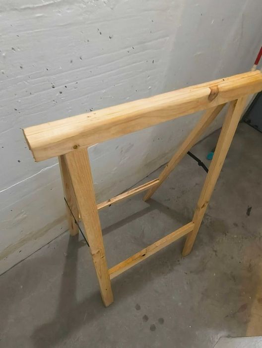 Desk with Glass Top and Trestles64730208829186121