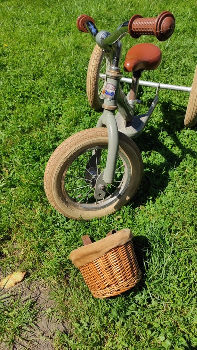 Rowerek biegowy trójkołowy/dwukołowy Trybike zielony