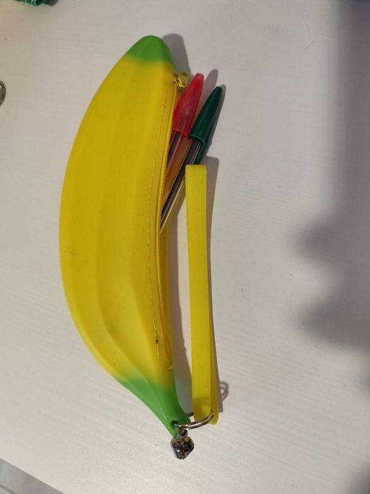 Estojos criativos (cenoura, maçaroca e banana)