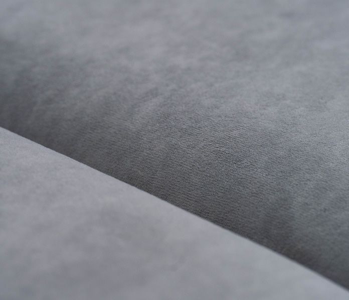 Самоклеюча м'яка стінова панель для ліжка 15см х 90см ВЕЛЮР СТАЛЬ ДП