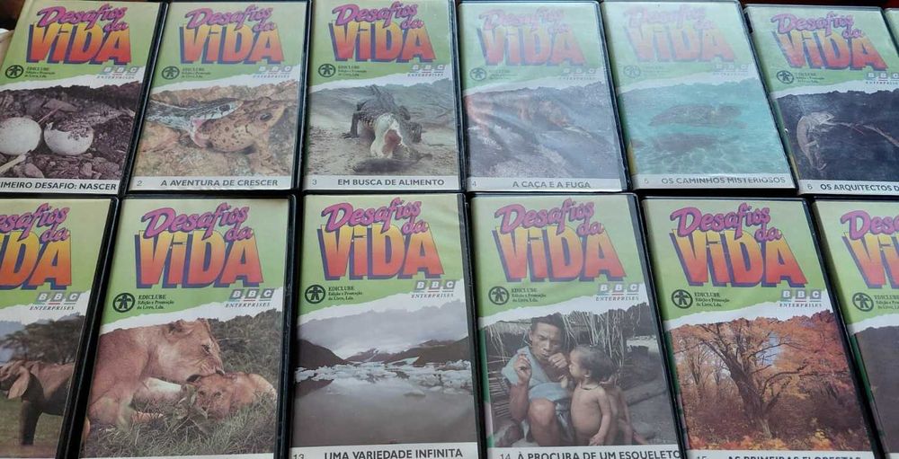 Coleção de cassetes completas Desafios da Vida