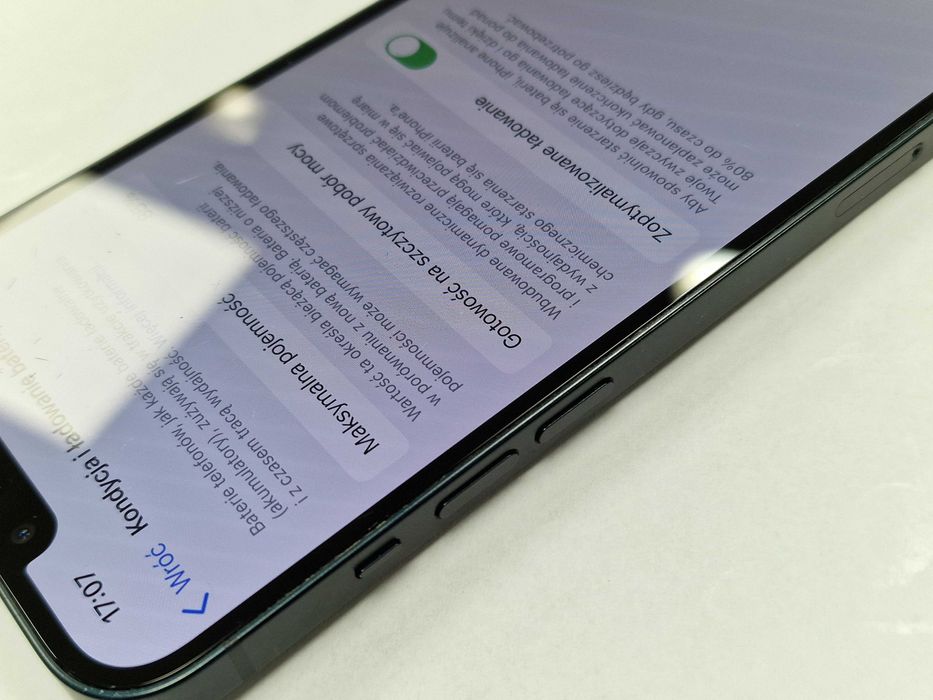 Iphone 13 128GB/ Midnight/ 85%/ Grade C/ Gwarancja + ładowarka