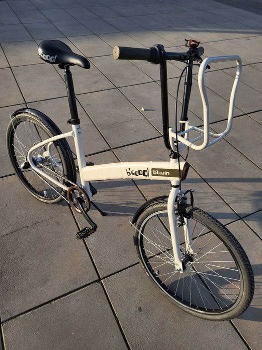 rower miejski btwin bcoool shimano nexus 3 przerzutki składak 24" city