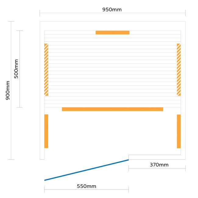Sauna Infrared DO ŁAZIENKI - Infraplus™ 95 Valero Biały Cedr