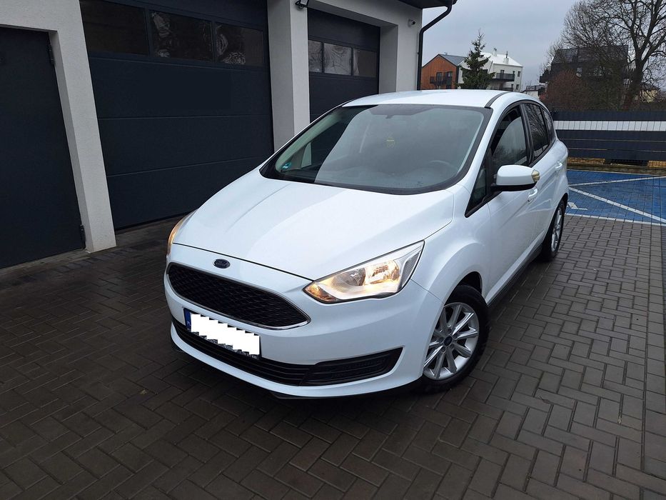 Ford C-MAX LIFT 2015r. 1.5TDCI Klimatyzacja, Alu 16", SERWIS, ŚLICZNY!