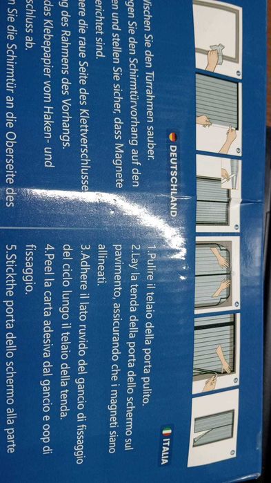 Rede Mosquiteira Magnética Yangte 100x220cm–Porta Varanda/Terraço-Nova