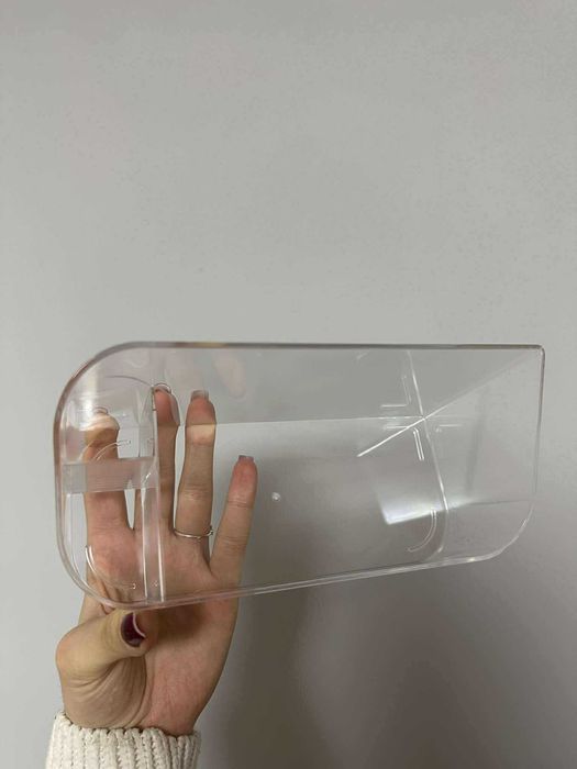 Organizer na kosmetyki 9 przegródek akrylowy przejrzysty