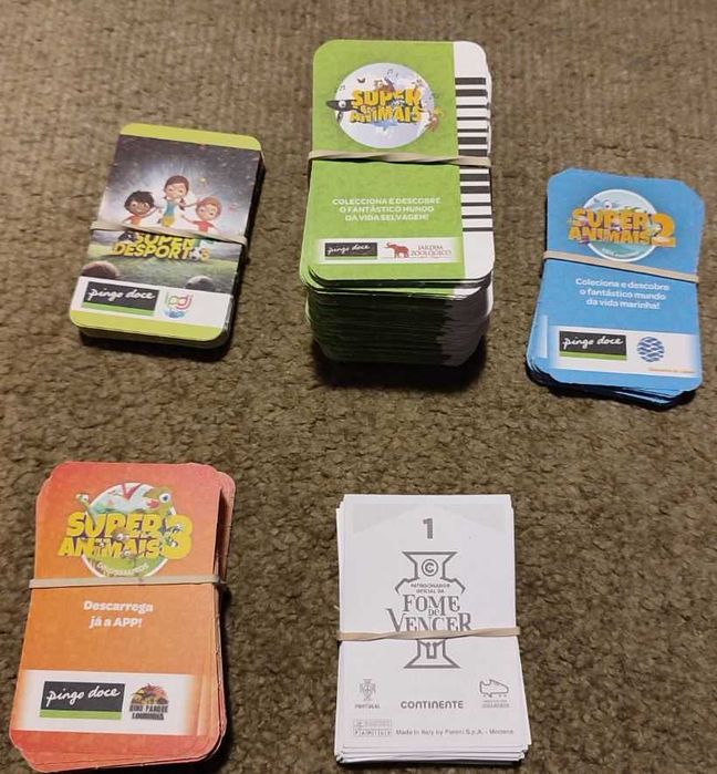 400 Cromos Fome de Vencer - Cartas Super animais-Super desportos