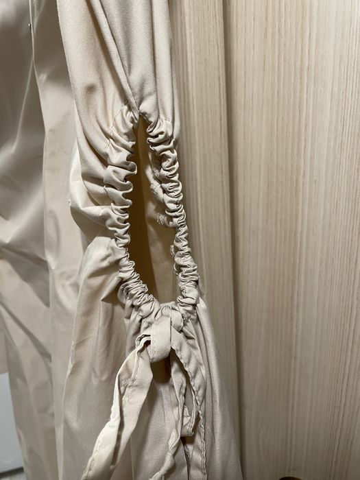 Дизайнерська бежева сукня - сорочка Andre Tan, розмір М