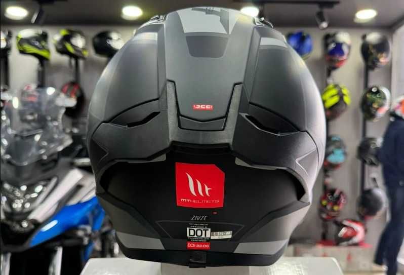 MT STINGER 2 Zivze C2 Matt Grey Мотошлем Шлем для мотоцикла/скутера