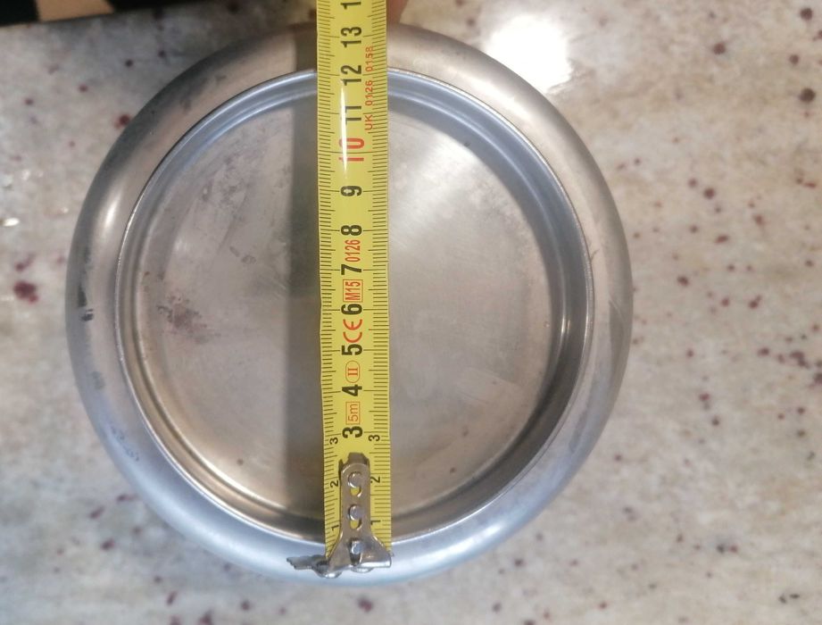 Taça em inox para batedeira HAEGER