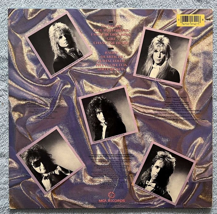 GIUFFRIA  – Silk + Steel - Vinyl - LP - USA -1986