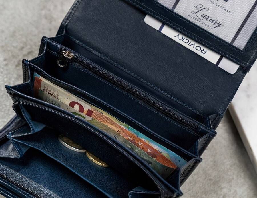 duży portfel damski ze skóry naturalnej - 4u cavaldi