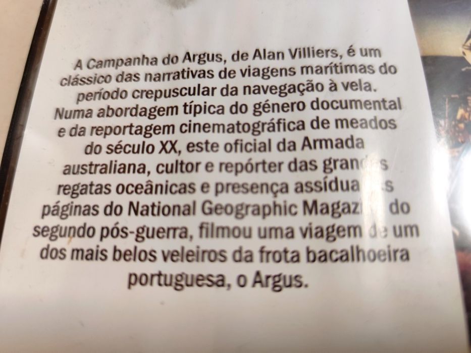 DVD - A Campanha do Argus - Um filme de Alan Villiers