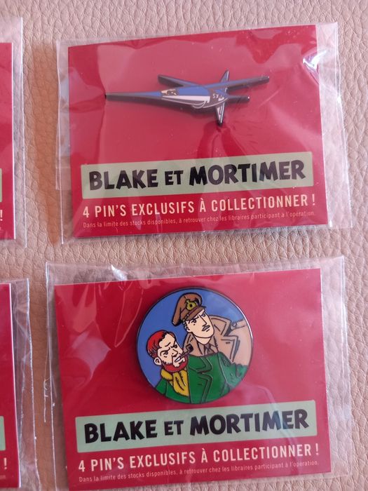 Coleção completa pins Blake e Mortimer