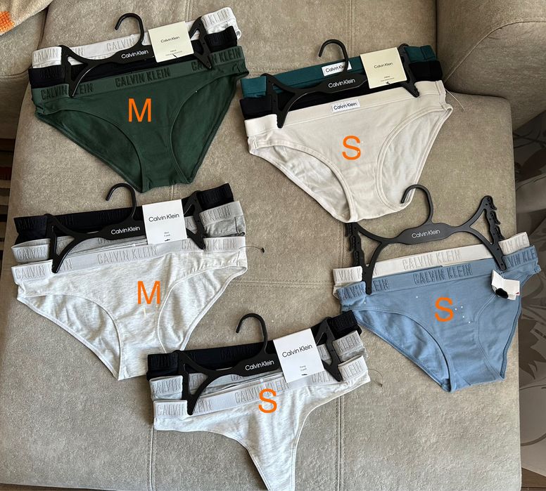 Набори  жіночих трусиків Calvin Klein, Tommy Hilfiger,S,M,L,XL